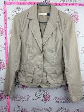Smart Set jacket blazer cargo Beige Women's Two-Button Tailored Blazer
